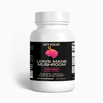 KEYVOLVE Lion’s Mane | Mind‑Fuel. Mood‑Elevator. Energy‑Booster.